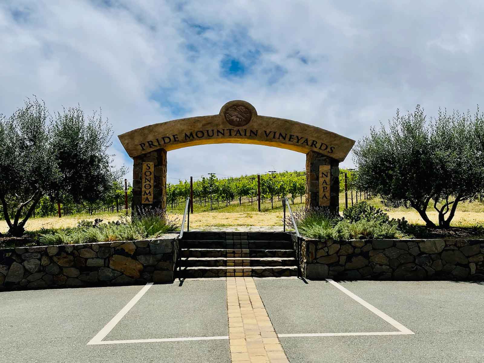 Pride Mountain County Line Sign